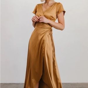 Baltic Born Gold Maxi Dress